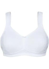 Minimizer-BH SuSa "Minimizer ohne B&uuml;gel Nizza", Damen, Gr. 95, Cup D, wei&szlig;, Obermaterial: 75% Baumwolle CO. 20% Polyamid PA. 5% Elasthan EL., BHs Minimizer-BH