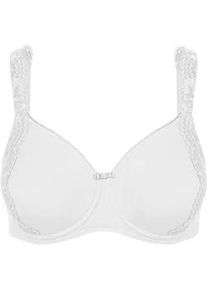 Minimizer-BH SuSa "Minimizer mit B&uuml;gel London", Damen, Gr. 80, Cup G, wei&szlig;, Stoff, Obermaterial: 77% Polyamid PA. 23% Elasthan EL., BHs Minimizer-BH