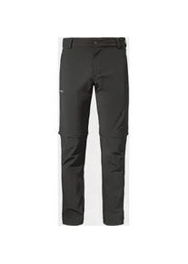 Sch&ouml;ffel Zip-away-Hose SCH&Ouml;FFEL "Pants Folkstone Zip Off", Herren, Gr. 56, Normalgr&ouml;&szlig;en, schwarz (9990, schwarz), Oberstoff: 89% Nylon, 11% Elasthan, Hosen