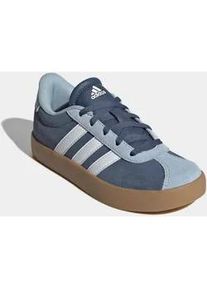 Sneaker Adidas SPORTSWEAR "VL COURT 3.0", M&auml;dchen, Gr. 36, wei&szlig; (preloved ink, ftwr wei&szlig;, wonder blau), Leder, Synthetik, Schuhe Sneaker, inspiriert vom Design des Adidas samba, f&uuml;r Kinder & Jugendliche