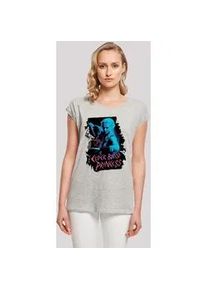 T-Shirt F4NT4STIC "The Witcher Ciri Netflix Series", Damen, Gr. XL, grau (erdgrau), Obermaterial: 100% Baumwolle, regular fit, Rundhals, ohne B&uuml;ndchen, Shirts T-Shirt, Premium Qualit&auml;t