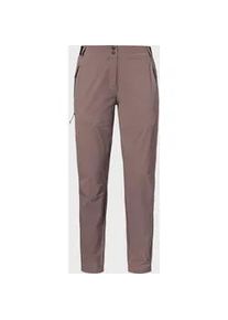 Sch&ouml;ffel Outdoorhose SCH&Ouml;FFEL "Pants Style Blaustein WMS", Damen, Gr. 38, Normalgr&ouml;&szlig;en, lila (3905, braun), Oberstoff: 86% Nylon, 14% Elasthan, Hosen Outdoorhose