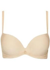 Push-up-BH LISCA "Push up BH Laura", Damen, Gr. 85, Cup C, beige (vanilla cream), Stoff, Obermaterial: 75% Polyamid PA. 25% Elasthan EL., BHs Push-up-BH