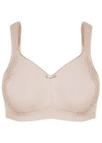 Minimizer-BH SuSa "Minimizer ohne B&uuml;gel London", Damen, Gr. 85, Cup H, beige (sand), Obermaterial: 76% Polyamid PA. 24% Elasthan EL., BHs Minimizer-BH