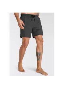 O`Neill Badeshorts O'NEILL "CALI SHORTS WATER and SUN", Herren, Gr. XXL, N-Gr, grau (asphalt), Polyester, Badehosen Badeshorts, mit Seiten- und Ges&auml;&szlig;taschen, schnell trocknendes Material