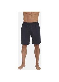 Shorty Jan Vanderstorm "Kurze Schlafhose BARO", Herren, Gr. 5XL, blau (dunkelblau gestreift), Obermaterial: 100% Baumwolle CO., Homewear-Sets Shorty