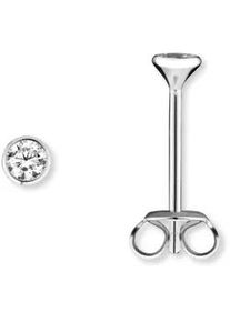 Paar Ohrh&auml;nger ONE ELEMENT "Zirkonia Zarge Ohrringe Ohrstecker aus 925 Silber", silber, Ohrringe, Damen, Damen, Silber 925 (Sterlingsilber), Sorgf&auml;ltig verarbeitet &ndash; langlebig & angenehm im Alltag