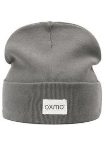 Beanie oxmo "Beanie OXBiene", Damen, grau (grau mel), 100% Baumwolle CO., M&uuml;tzen Beanie