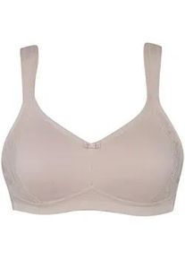 Minimizer-BH SuSa "Minimizer ohne B&uuml;gel Nizza", Damen, Gr. 90, Cup D, beige (sand), Obermaterial: 75% Baumwolle CO. 20% Polyamid PA. 5% Elasthan EL., BHs Minimizer-BH