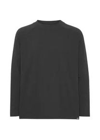 !Solid Langarmshirt SOLID "Langarmshirt SDEyado", Damen, Gr. XL, schwarz (true schwarz), Obermaterial: 100% Baumwolle CO., oversize normal, Rundhals, Shirts Langarmshirt