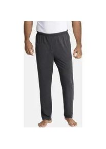 Pyjama Jan Vanderstorm "Schlafhose ANSSI", Herren, Gr. L, grau (dunkelgrau melange), Obermaterial: 52% Baumwolle CO. 48% Polyester COOLMAX PES(Coolmax)., Homewear-Sets Pyjama
