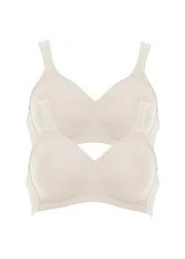 B&uuml;gelloser BH Anita "BH ohne B&uuml;gel Twin", Damen, Gr. 110, Cup B, beige (champagner champagner), Obermaterial: 70% Polyamid PA. 30% Elasthan EL., BHs
