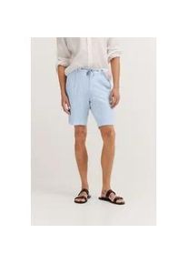 Bermudas Bugatti, Herren, Gr. 52, Normalgr&ouml;&szlig;en, blau (320, hellblau), 55% Leinen, 45% Baumwolle, unifarben, normal, Hosen Bermudas