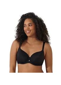 Schalen-BH LISCA "Schalen BH Alegra", Damen, Gr. 85, Cup H, schwarz, Obermaterial: 83% Polyamid PA. 17% Elasthan EL., BHs Schalen-BH