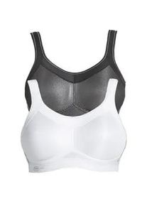 Sport-BH Anita "Sport BH momentum", Damen, Gr. 90, Cup D, bunt (schwarz wei&szlig;), Obermaterial: 70% Polyester PES. 15% Polyamid PA. 15% Elasthan EL., BHs Sport-BH