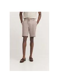 Bermudas Bugatti, Herren, Gr. 58, Normalgr&ouml;&szlig;en, beige (30, beige), 73% Polyester, 22% Viskose, 5% Elasthan, unifarben, normal, Hosen Bermudas, mit Kordelzug