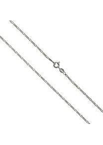 Collierkettchen Vivance "925/- Sterling Silber Figarokette", wei&szlig;, Halsketten, Damen, 38cm, Silber 925 (Sterlingsilber), L: 38 B: 2mm, gl&auml;nzend, B:2mm