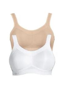 Sport-BH Anita "Sport BH momentum", Damen, Gr. 95, Cup E, bunt (wei&szlig; desert), Obermaterial: 70% Polyester PES. 15% Polyamid PA. 15% Elasthan EL., BHs Sport-BH