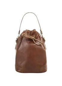 Pike Umh&auml;ngetasche PIK&Eacute;, Damen, Gr. B/H/T: 30cm x 24cm x 18cm onesize, braun, Leder, unifarben, Taschen Umh&auml;ngetasche, echt Leder, Made in Italy