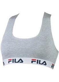 Bustier Fila "Bustier 1er Pack", Damen, Gr. S, N-Gr, grau, Obermaterial: 95% Baumwolle CO. 5% Elasthan EL., BHs Bustier