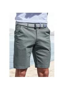 Chinoshorts John Devin "regular-fit", Herren, Gr. 38, N-Gr, gr&uuml;n (salbei), Web, Obermaterial: 98% Baumwolle, 2% Elasthan, unifarben, regular fit kurz, Hosen Chinoshorts, Shorts aus elastischer Baumwoll-Qualit&auml;t