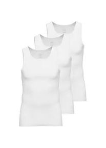 Achselhemd Ammann "3er Pack Athletic Shirt Day Modern / Close to you", Herren, Gr. 6, N-Gr, wei&szlig;, Obermaterial: 93% Baumwolle CO. 7% Elasthan EL., Unterhemden