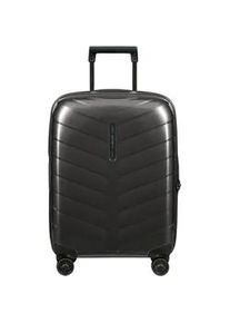 Hartschalen-Trolley Samsonite "ATTRIX, verschiedene Gr&ouml;&szlig;en und Farben", Gr. B/H/T: 40cm x 55cm x 20cm 38 l, grau (anthrazit), Polypropylen, Strukturmuster, Koffer, Hartschalen-Koffer Reisegep&auml;ck TSA-Schloss Volumenerweiterung bei S
