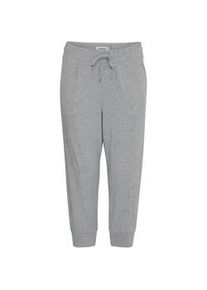 Caprihose oxmo "Caprihose OXOdda", Damen, Gr. S, N-Gr, grau (light grau melange), Obermaterial: 95% Baumwolle CO. 5% Elasthan EL., Hosen Caprihose