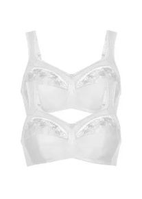 Entlastungs-BH Anita "Entlastungs BH Safina", Damen, Gr. 90, Cup F, wei&szlig; (wei&szlig; wei&szlig;), Obermaterial: 50% Polyamid PA. 25% Polyester PES. 10% Elasthan EL. 10% Viskose CV. 5% Baumwolle CO., BHs Entlastungs-BH