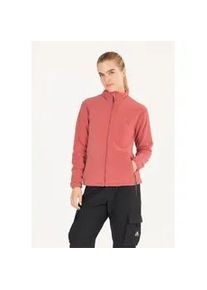 Fleecejacke WHISTLER "Cocoon", Damen, Gr. 38, orange (koralle), 100% Polyester, unifarben, normal, hoch geschlossener Ausschnitt, Jacken Fleecejacke, mit praktischem Tunnelzug