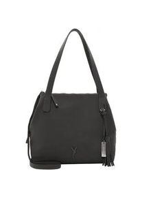 Shopper SURI FREY "Shopper SFY Romy", Damen, Gr. B/H/T: 35cm x 31cm x 14cm 0, grau (schwarzgrau 840), Polyurethan, Taschen Shopper