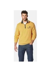 Sweatshirt Babista "Sweatshirt BELLAVERZI", Herren, Gr. L, gelb, Obermaterial: 100% Baumwolle CO., Sweatshirts Sweatshirt