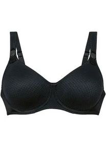 Entlastungs-BH Anita "Komfort B&uuml;gel BH Leni", Damen, Gr. 100, Cup F, schwarz, Stoff, Obermaterial: 74% Polyamid PA. 26% Elasthan EL., BHs Entlastungs-BH