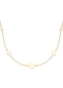 Kette ohne Anh&auml;nger CIAO BY Leonardo "Halskette Milla CIAO", gold (gelbgoldfarben), Halsketten, Damen, Edelstahl, L: 47 B: 1mm, B:1mm