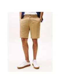 Bermudas Tommy Hilfiger "BROOKLYN SHORT 1985", Herren, Gr. 32, N-Gr, braun (camel), Web, Obermaterial: 97% Baumwolle, 3% Elasthan, Hosen Bermudas
