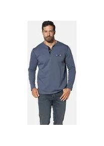 Sweatshirt Jan Vanderstorm "Sweatshirt JORNSEN", Herren, Gr. 5XL, blau, Obermaterial: 100% Baumwolle CO., Shirts Sweatshirt