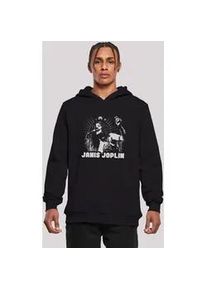Sweatshirt F4NT4STIC "Janis Joplin Spiritual Mono", Herren, Gr. 3XL, schwarz, Obermaterial: 65% Baumwolle, 35% Polyester, slim fit, ohne B&uuml;ndchen, Sweatshirts Sweatshirt, Herren,Premium Merch,Slim-Fit,Kapuzenpullover,Bandshirt