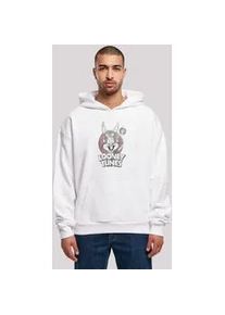 Sweatshirt F4NT4STIC "Looney Tunes Bugs Bunny Ultra Heavy Oversize", Herren, Gr. 5XL, wei&szlig;, Obermaterial: 100% Baumwolle, oversize, ohne B&uuml;ndchen, Sweatshirts Sweatshirt, Herren,Premium Merch,Oversize,Kapuzenpullover,Bedruckt