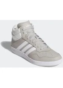 Sneaker Adidas SPORTSWEAR "HOOPS 4.0 MID", Herren, Gr. 46, wei&szlig; (grau two, cloud wei&szlig;, crystal wei&szlig;), Synthetik, Schuhe Sneaker
