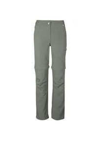Zip-off-Hose Killtec "KOS 5 WMN PNTS", Damen, Gr. 46, Normalgr&ouml;&szlig;en, gr&uuml;n (helloliv), Obermaterial: 92% Polyester, 8% Elasthan, Hosen, Abzippbare, wasserabweisende Funktionshose mit Stretch und Taschen