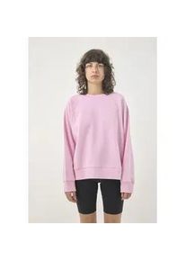 Strickpullover Cleptomanicx "Crewneck Ligull", Damen, Gr. S, pink, 100% Baumwolle, unifarben, normal, Rundhals, Pullover Strickpullover, Locker geschnitten