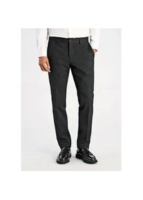 Anzughose Junk De Luxe "Anzughose Slim Fit", Herren, Gr. 46, schwarz, Obermaterial: 54% Polyester, 44% Wolle, 2% Elasthan, unifarben, slim fit, Hosen Anzughose