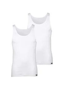 Unterhemd Jan Vanderstorm "2er Pack Unterhemd SOINI", Herren, Gr. XXL, 2 Stk., weit, wei&szlig;, Obermaterial: 100% Baumwolle CO., Unterhemden Unterhemd, Aus reiner Baumwolle