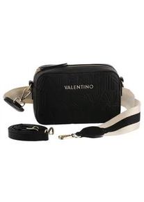 Mini Bag Valentino BAGS "PANSY", Damen, Gr. B/H/T: 20cm x 13,5cm x 5cm, schwarz, Lederimitat, Taschen, Damen Schultertasche, Handtasche, Umh&auml;ngetasche mit Logopr&auml;gung