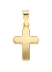 Adelia&acute;s Kreuzanh&auml;nger ADELIA ́S "Damen & Herren 333 Gold Kreuz Anh&auml;nger", gold, Schmuckanh&auml;nger, Damen, Gold, f&uuml;r Damen & Herren