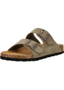 Sandale CRUZ "Cosimo", Herren, Gr. 37, grau, Rindsleder, Schuhe Sandale, aus atmungsaktivem Material