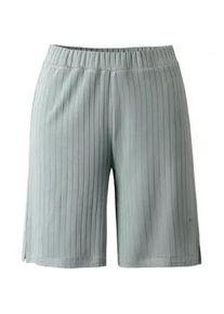 Carmenshirt LPO "Damen Shorts Keke", Damen, Gr. 36/38 (M), gr&uuml;n (gr&uuml;n milieu), Wirkware: Viscostretch - Rippenstrick 93% Rayon, 7% EL, Shirts