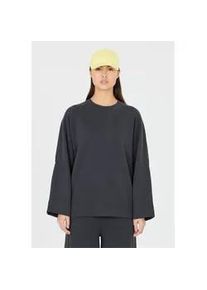 T-Shirt SOS "Ramiu", Damen, Gr. XL, grau (schwarz, anthrazit), 100% Baumwolle, meliert, normal, Rundhals, Shirts T-Shirt, im geradlinigen Loose Fit-Design