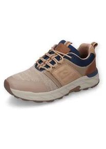 Sneaker Camel Active, Herren, Gr. 42, grau (stone, multi), Synthetik, Textil, Schuhe Sneaker, Retro Sneaker, Chunky Sneaker, Schn&uuml;rschuh f&uuml;r den Alltag