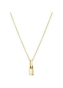 Kette mit Anh&auml;nger Liebeskind Berlin "Schmuck Geschenk Edelstahl Halskette Festive Mini Link", gold (gelbgoldfarben), Halsketten, Damen, Edelstahl, L: 45 B: 2mm, B:2mm